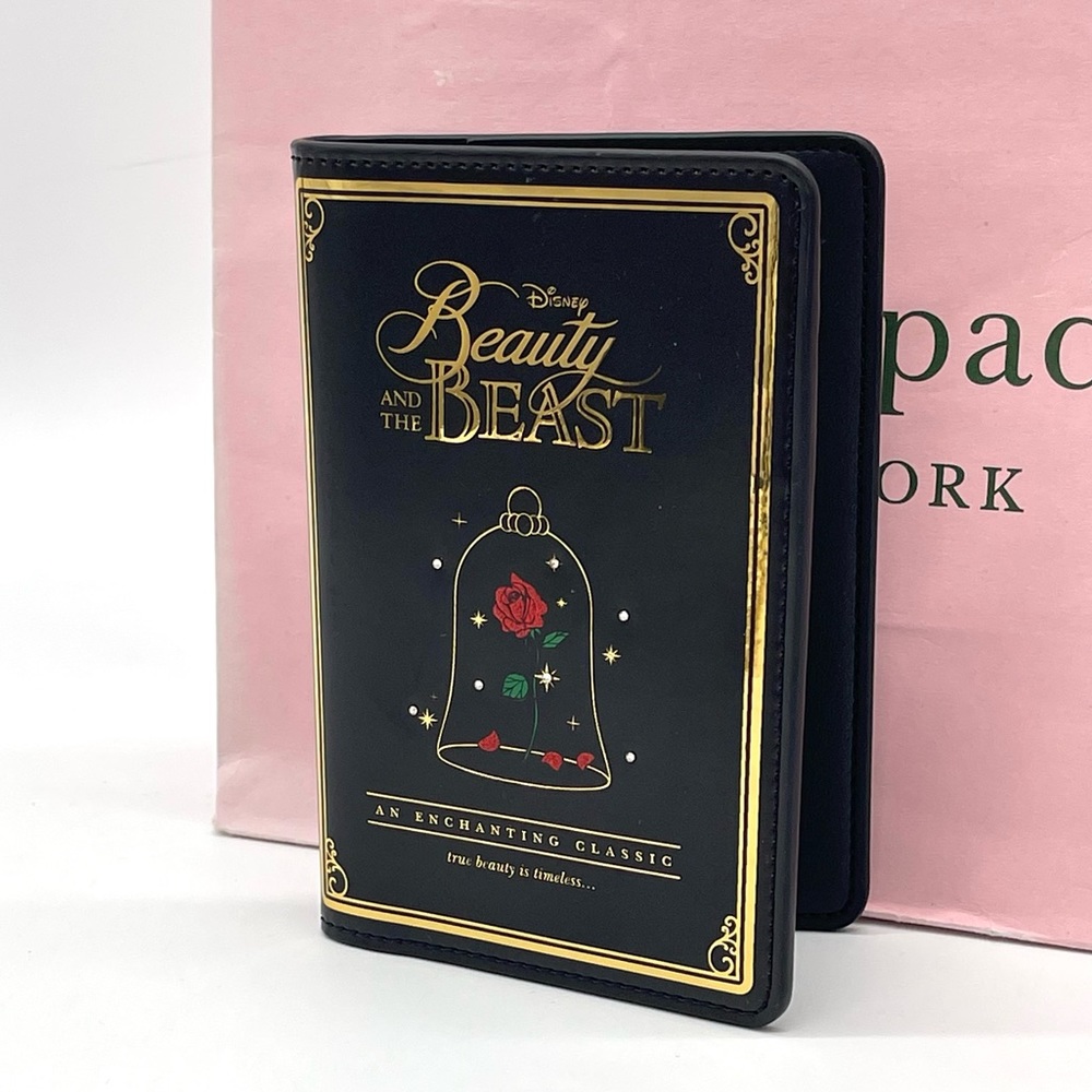 Kate Spade Disney New York Beauty and the Beast Passport Holder